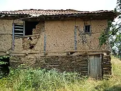 An old barn build from timber, leska' stones' & adobe