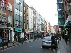 Old Compton Street, Soho in 2015