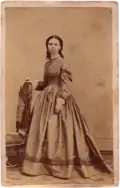 Olive Oatman, carte de visite, Rochester, NY 1863