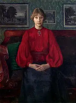 The Artist's Wife, Kristine Laache (1899)