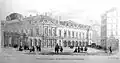Facade of the Palais-Royal and Moreau's opera house