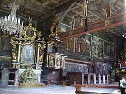 John the Baptist Church in Orawka, interior