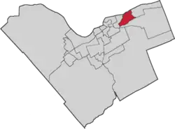 Location within Ottawa