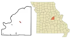 Location of Linn, Missouri