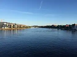 Otra river between Lund and Kvadraturen