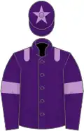 Purple, mauve epaulettes, mauve armlet, mauve star on cap