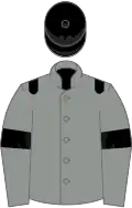 Grey, black epaulets, armlets and cap