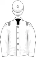 White, grey epaulets