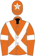 Orange, white cross-belts, armlets and star on cap