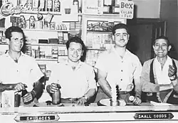 Owners and staff at the original Di Chiera Brothers store