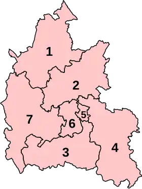 Current constituencies in Oxfordshire