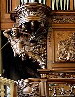 Detail of the organ case (1633)