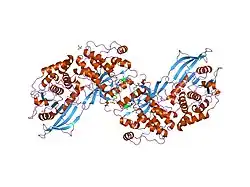 2b4s: Crystal structure of a complex between PTP1B and the insulin receptor tyrosine kinase