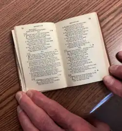 miniature hardcover Primitive Methodists' Sabbath School Hymns 1864