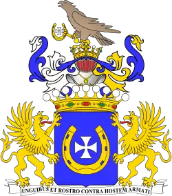 Coat of arms of Count Marcin Koziebrodzki (1781)