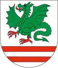 The coat of arms of the Garwolin County.