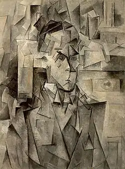 Pablo Picasso, 1910, Portrait of Wilhelm Uhde, oil on canvas, 81 x 60&nbsp;cm, Joseph Pulitzer Collection