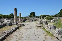 The Via Sacra, main street of the Roman city