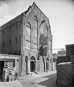 Warehouse "De Faam" (front), Bickersgracht 94, 1959