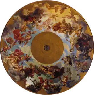 The Triumph of Beauty, Charmed by Music, amidst the Muses and the Hours of the Day, designed for the ceiling of the auditorium of the Palais Garnier, by Jules-Eugène Lenepveu, 1872, oil on canvas, Musée d'Orsay