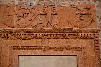 The decoration of the windows.