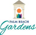 Official logo of Palm Beach Gardens, Florida