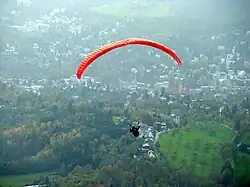 The Merkur is a popular launch site for paragliders