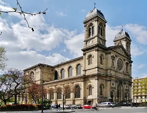 South side of church