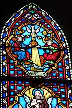 Crowning of the Holy Virgin (detail)