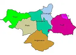 Parishes of Pujilí Canton