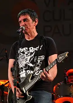 Paulo Miklos at the 2013 Virada Cultural Paulista in Barretos, São Paulo, Brazil.