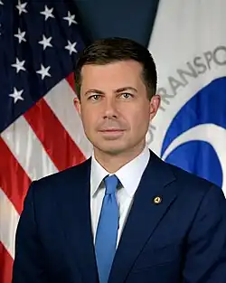 Pete Buttigieg, U.S. Secretary of Transportation and candidate for president in 2020 (endorsed Biden, then Harris after Biden's withdrawal)[73]