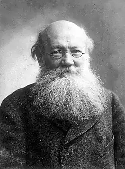 Photographic portrait of Peter Kropotkin
