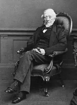 Print of a portrait of Peter Mark Roget, from Medical Portrait Gallery by Thomas Pettigrew