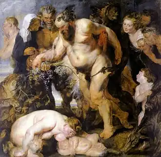 Peter Paul Rubens: The Drunken Silenus, c. 1616 (Alte Pinakothek, Munich)