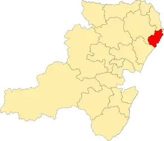 Location of the ward