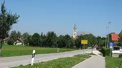 Petting as viewed from South