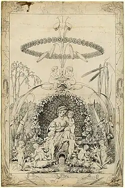 The Day (1803), pen & pencil, 95.1 x 63.1 cm.