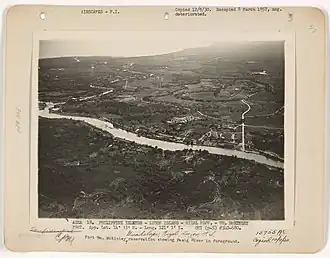 Aerial view of Fort William McKinley and the Pasig River, c. 1930s