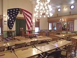Inside the historic House Chamber. The Chamber is located on the third floor of the Arizona State Capitol Museum.