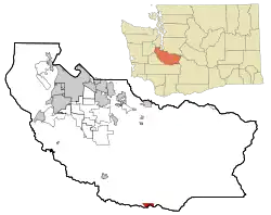 Location of Ashford, Washington