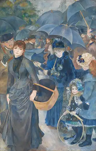 The Umbrellas, c. 1880–1886, National Gallery, London