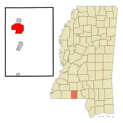 Location of McComb