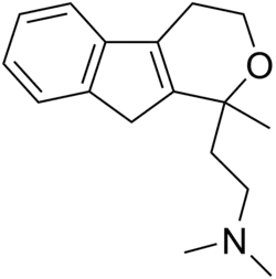 Chemical structure of pirandamine.