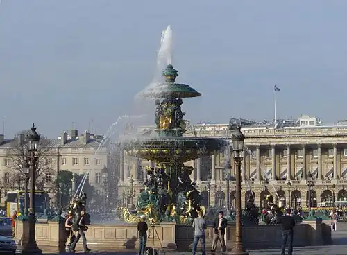 The Fountain of River Commerce and Navigation, one of the two Fontaines de la Concorde (1840)