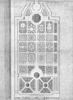 Le Nôtre's Tuileries Garden plan, engraving by Israël Silvestre, 1671