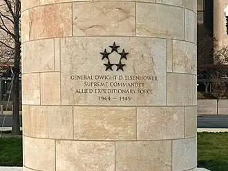 Plaque on Column at North West Corner of Memorial