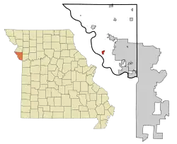 Location of Farley, Missouri