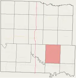 Location in Bates County