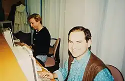 The journalists at the Polsat TV newsroom began creating, in 1993, the groundbreaking, pioneering independent news service in Central and Eastern Europe following the collapse of communism (on the photo Foreign Desk editors Pawel Maciag and Marta Bark).